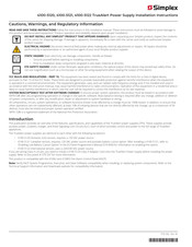 Simplex 4100-5121 Installation Instructions Manual
