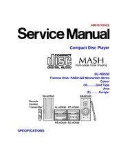 Technics SL-HD550 Service Manual