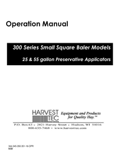 Harvest TEC 345 Operation Manual