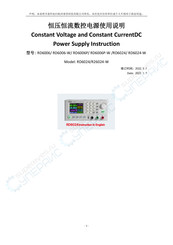 Riden R26024-W Instructions Manual