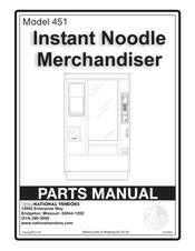 National Vendors 451 Parts Manual