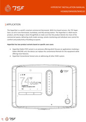 75F HYPERSTAT DKN510 Installation Manual