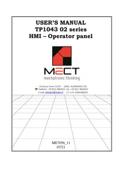 Mect TP1043 02 series User Manual