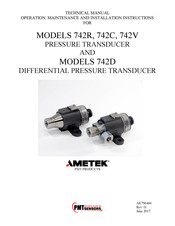 Ametek 742R Operation, Maintenance, And Installation Instructions