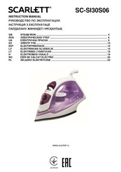 Scarlett SC-SI30S06 Instruction Manual