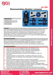 BGS technic 8551 Instruction Manual