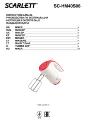Scarlett SC-HM40S06 Instruction Manual