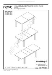 Next LOGAN 610293 Assembly Instructions Manual