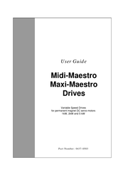 Control Techniques Maxi-Maestro User Manual
