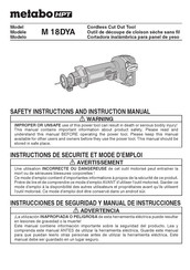 Metabo HPT M 18DYA Manual