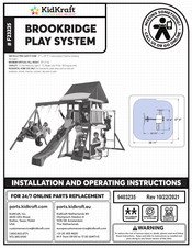 KidKraft BROOKRIDGE PLAY SYSTEM Installation And Operating Instructions Manual