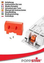 Poppstar 1010535 Instructions For Use Manual