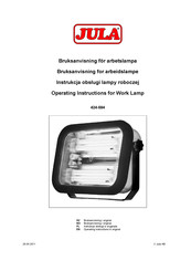 Jula 424-584 Operating Instructions Manual