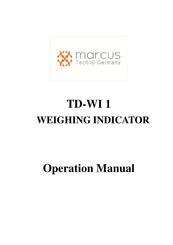 MARcus TD-WI 1 Operation Manual