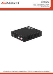 AVARRO 0E-HDMICONV2 Manual
