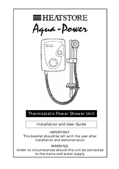 Heatstore Aqua-Power Installation And User Manual