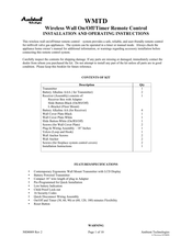 Ambient Technologies WMTD Quick Start Manual