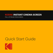 Kodak INSTANT CINEMA SCREEN Quick Start Manual