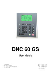 CYBELEC DNC 60 GS User Manual