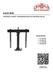 Sabaj K-1 Eco IR Assembly And Operating Manual
