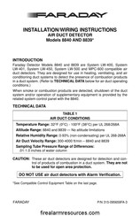 Faraday 8840 Installation/Wiring Instructions
