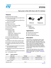ST STCF03PNR Manual