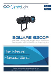 CentoLight SQUARE 6200P User Manual