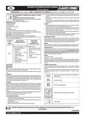 Lahti Pro L4160200 User Instructions