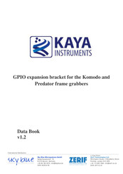 Kaya Instruments GPIO Data Book