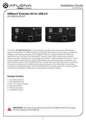 Panduit ATLONA AT-USB-EX100-KIT Installation Manual