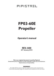 Pipistrel FP03-60E Operator's Manual