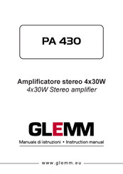 GLEMM PA 430 Instruction Manual