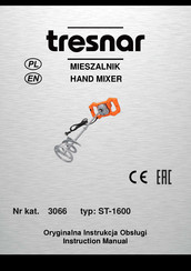 tresnar 3066 Instruction Manual