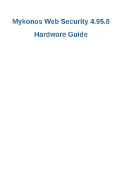 Juniper MWS1000 Hardware Manual