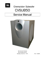 JBL Cinemavision CVSUB50 Service Manual