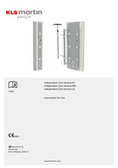 Kls Martin independant Care Vertical ES Instructions For Use Manual