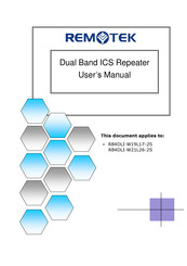 Remotek R84DLI-W21L26-2S User Manual