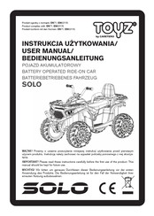 Caretero TOYZ SOLO User Manual