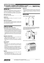 M-System R80FST4NJ Instruction Manual