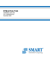 Smart RTM-ATCA-F125 Installation & Use Manual