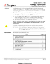 Simplex 4100-5121 Installation Instructions Manual
