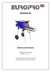 EUROPRO MIXPRO 60 Instruction Manual