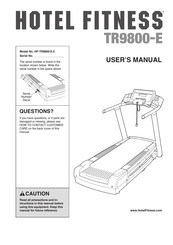Hotel Fitness TR9800-E User Manual