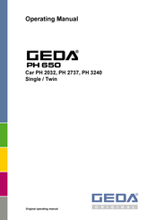 Geda PH 650 Original Operating Manual