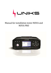 Uniks NOVA PRO Manual For Installation