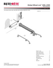 Rite-Hite Global Wheel-Lok GWL-2300 Owner's Manual