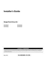 Trane BAYSPEK063 Installer's Manual