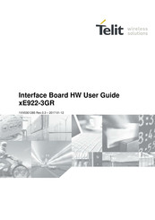 Telit Wireless Solutions E922-3GR Series User Manual