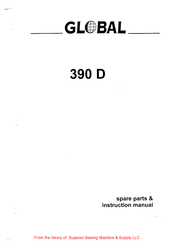 Global 390 D Instruction Manual