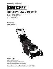 Craftsman 944.364580 Owner's Manual